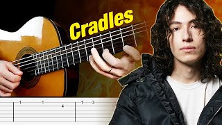 CRADLES Sub Urban Guitar Tabs  Tutorial [upl. by Jaquelyn]