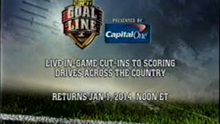 ESPN Goal Line amp NFL RedZone OffAir 122013 [upl. by Lachlan]