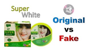 Super White Cream  Orginal vs Fake Super White cream review [upl. by Hajidahk15]