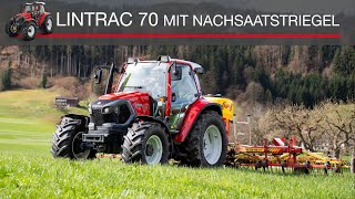 Der neue Lintrac 70 mit Nachsaatstriegel [upl. by Libove]