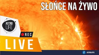 Piękne protuberancje na Słońcu 🌞 Oglądamy na żywo 🔭 Już jutro zaćmienie  Niebo na żywo 269 [upl. by Fiedling]