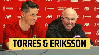 Fernando Torres amp SvenGoran Eriksson  Liverpool Legends 42 Ajax  Press Conference [upl. by Edualc316]