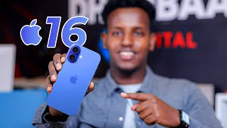 iPhone 16 Maxaa ku Cusub MUXUUSE GAAR KU YAHAY [upl. by Ayim]