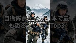 自衛隊員が語る日本で最も恐ろしい訓練TOP3＃自衛隊訓練雑学 [upl. by Nnyloj750]