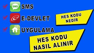 HES Kodu Nedir HES Kodu Nasıl Alınır Cep Telefonunda SMS E Devlet İle HES Kodu Alma [upl. by Yhotmit109]