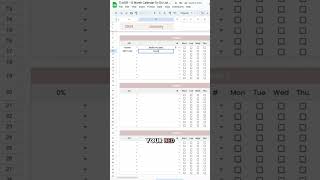 Weekly Planner 12 Month Calendar ToDo List Template 2024 calendar productivityplanner spreadsheet [upl. by Lirva228]