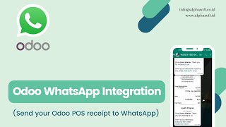 Send your Odoo POS receipt to WhatsApp  Odoo Indonesia by Alphasoft [upl. by Dalenna]