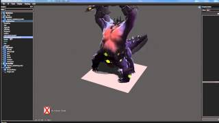 Abyssal Underlord Pit Lord  Beta model and animations [upl. by Sula667]