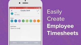 Easily Create Employee Timesheets  Homebase [upl. by Strait]