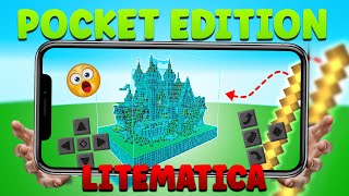 How To Download LITEMATICA In Minecraft Pocket Edition [upl. by Alekin]