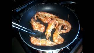 Receta de gambones o gambas a la plancha [upl. by Adas239]