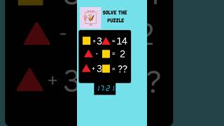 Find the missing number funquiz quiz findthemissingnumber solvethepuzzle mathspuzzle mathsquiz [upl. by Rodina]