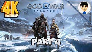 God of War Ragnarök  PC 4K 60FPS DLSS Part 4 Walkthrough Gameplay No Commentary [upl. by Kreda344]