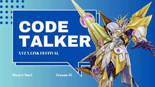 Code Talker in XYZ x Link Fest S35 Master Duel [upl. by Ilonka]