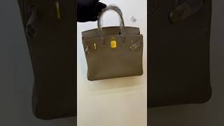 Hermes Birkin Handbag Taupe 👜 Shop Now [upl. by Kylander]