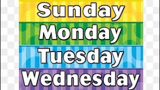 Sunday Mondaydays names for kids learningviralvideo sunday monday tuesday wednesday spelling [upl. by Karlik]