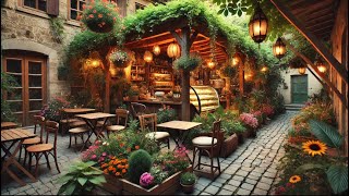 Soothing coffee shop ambience with soft music therapy🎶 [upl. by Horter]