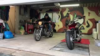 Bobber project yamaha xvs dragstar 125 first ride [upl. by Dorelle]