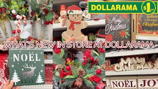 WHATS NEW IN STORE AT DOLLARAMA FOR CHRISTMAS 2024🎄 [upl. by Onitsirc]