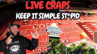 Live Craps at Sahara Las Vegas Casino Press and Collect [upl. by Salot245]