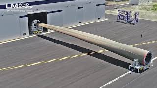 Worlds longest wind turbine blade sees first daylight [upl. by Eirena838]