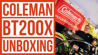 Coleman Powersports BT200X Unboxing [upl. by Aleacin275]