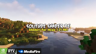 Solitude Shader For Mcpe 12140 Realistis Awan Bagus Banget Co [upl. by Ailhat]