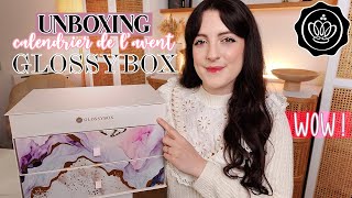 Calendrier de lAvent GLOSSYBOX 2024  UNBOXING 🎄 En avantpremière 🎅🏼 Impressionnée  🥰 [upl. by Suolhcin84]