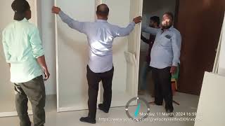 Godrej Interio Sliding Wardrobe Installation 2 [upl. by Anileva295]