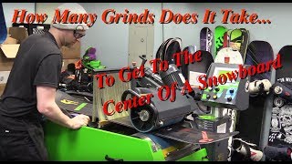 How Many Grinds Does It Take To Get To A Snowboards Core [upl. by Ahsiekram]