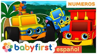 123 Arrancan  Aprender números  Contando para niños  Cancion de conteo SabanaBabyFirst Español [upl. by Anny447]