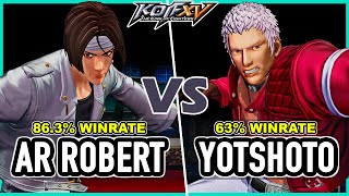 KOF XV 🔥 AR Robert KyoKrohnenIori vs Yotshoto OYashiroClarkIori [upl. by Vod]