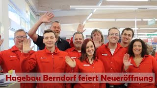 Neueröffnung Hagebaumarkt Berndorf [upl. by Seebeck]