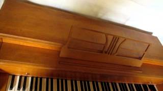 Piano Lester spinet with matching storage bench San Antonio Piano for sale [upl. by Pillihp]