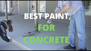 How To Paint Concrete What I Use On Patios Pool Decks and Walkways [upl. by Novit]