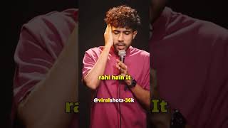 stand up comedy Abhishek Upmanyu😂  YoutubeViralClipss  standupcomedy funny shortsfeed shorts [upl. by Abil751]