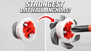 Worlds STRONGEST Drywall Anchors EVER MADE Lets Test it How To DIY [upl. by Adrienne]