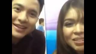 Alden and Maine BackStage kilig moment [upl. by Harrie469]