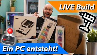 Wir BAUEN einen WHITE BUILD Gaming PC mit NZXT Hardware feat H7 flow RGB  LIVE Tutorial [upl. by Gazzo]