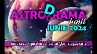 🔷 ASTROGDRAMA lunii IUNIE 2024 cu astrolog ACVARIA 🌌Cand tot Universul conspira [upl. by Ssirk]