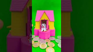 🏡 satisfying with mini dog house satisfying doggycoins [upl. by Christos]