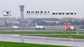 Mumbai Airport  Close shots  Mumbai Plane Spotting  Plane Spotting 2024  MEGA Compilation 4K [upl. by Jennings803]