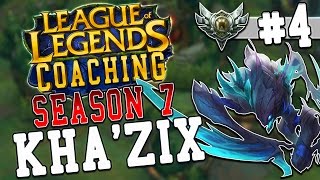 Season 7 LoL Coaching 4  Khazix Jungle S6 Silver [upl. by Moriyama]