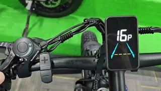 KETELES electric bicycle adjustment mileage zero guidance video [upl. by Mond]