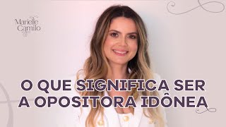 OPOSITORA IDÔNEA  MARIELLE CAMILO [upl. by Benilda]