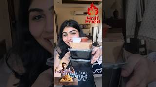 HALF FRIED by Cravings and Calories Food Review  FAMOUS YOUTUBER’s Cloud Kitchen [upl. by Crifasi124]