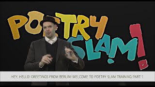 Poetry Slam Training Part 1 Engl Subtitles [upl. by Bodi]