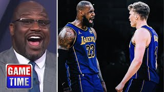 NBA Gametime  quotWest should FEAR the DaltonLeBron duoquot  Shaq breaks Lakers won 7 of 9 last games [upl. by Rosenzweig664]