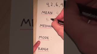 Mean median mode range [upl. by Ialohcin872]