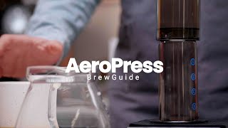 AEROPRESS BrewGuide  Follow along to make great coffee on the go [upl. by Jarita]